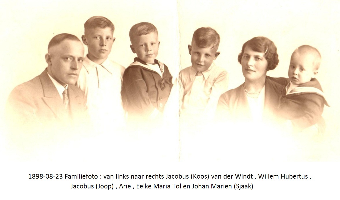 1898-08-23 Familiefoto van Jacobus (Koos) van der Windt