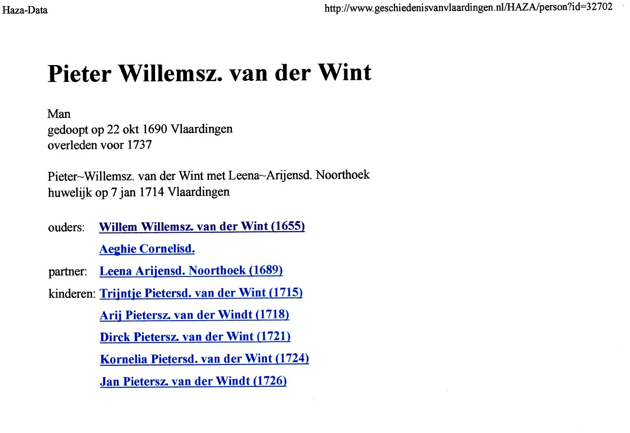 1690-10-22 Pieter Willemsz van der Wint