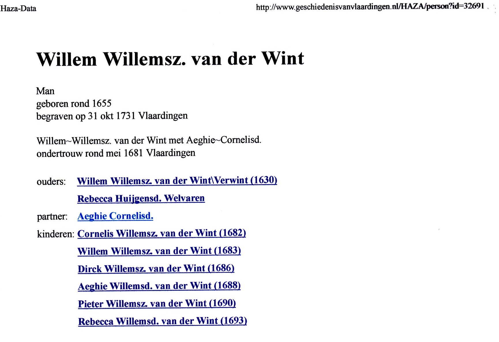 1653 Willem Willemsz van der Wint