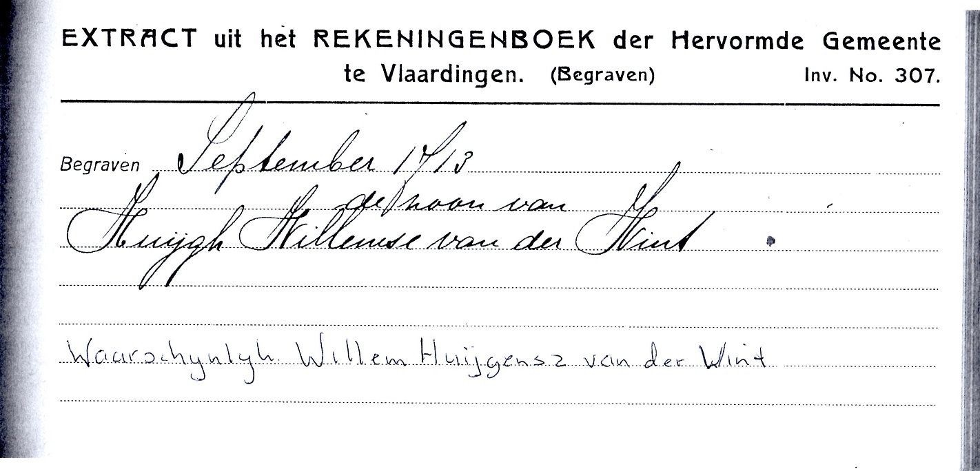 1713-09-XX Willem Huijgensz van der Wint